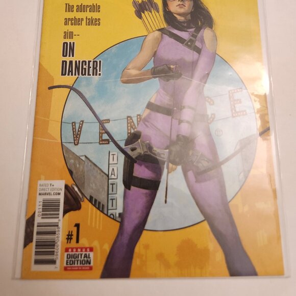 Hawkeye #1A (2017) Marvel, 1st Solo Series Kate Bishop, 1st App of Alloy, NM - Picture 14 of 14